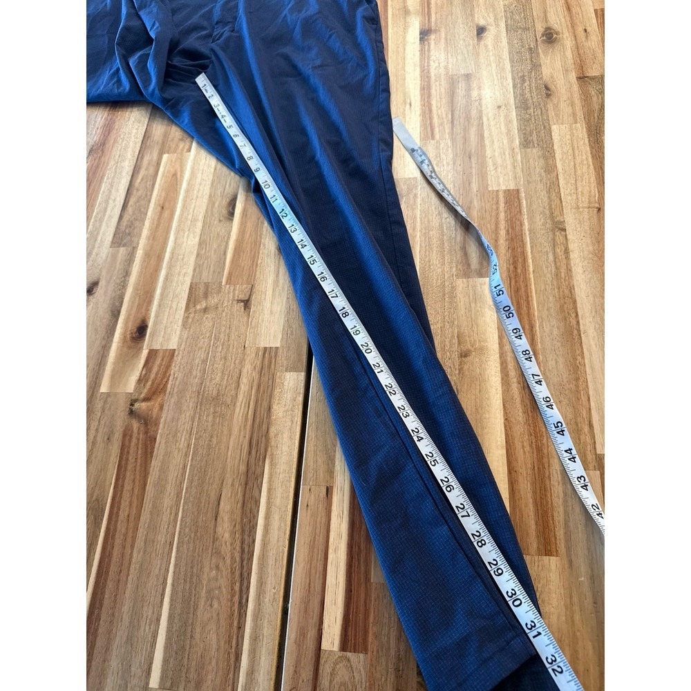 KJUS Blue Tailored Fit Regular Stretch Zip Fly Men Trade Wind Pants W35 L32 - Picture 4 of 8